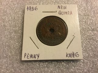 1936 Guinea Penny Collectible Coin Km6