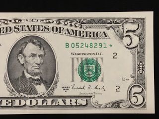 1988 A $5 Star Note -