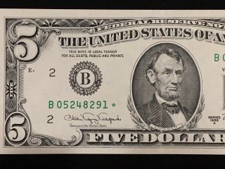 1988 A $5 Star Note - 2