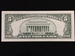 1988 A $5 Star Note - 4