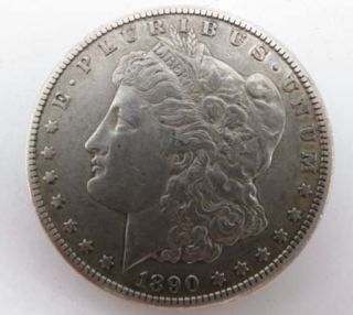 1890 Carson City Rare 1890 Cc Us Silver Morgan Dollar Strong Detail