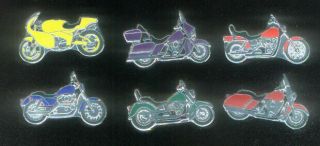 Somalia Complete Set Of 6 Different Motorcycle Color Coins Uncirculated Of 2007