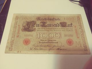 1000 Reichsbanknote 1908