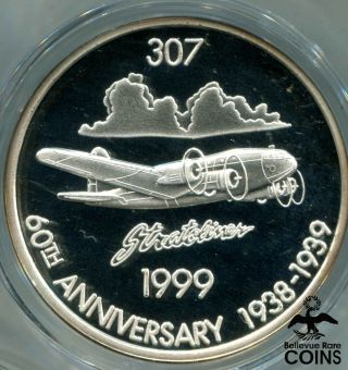 1999 Boeing 307 Stratoliner 1.  5 Oz Silver.  999 Employees 