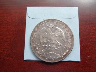 1892 Pi MR San Luis Potosi Mexico 8 Reales Silver coin 2