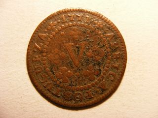 Angola 1771 5 Reis,  Km 19,  Vg,  Portuguese Colonial Africa