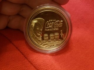 Coca Cola Token Coin Medal Rare Advert