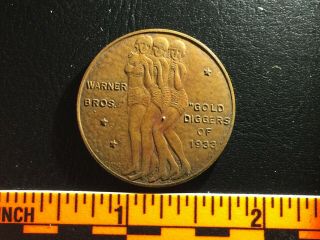 Gold Diggers Of 1933 By Warner Bros.  Musical Hit Movie Token