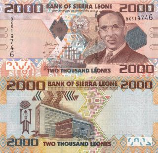 Sierra Leone 2000 Leones (2010) - Gov 