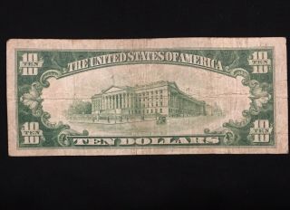 1934 $10 Federal Reserve Note Minneapolis Minnesota 4