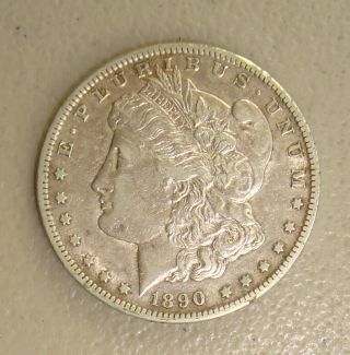 1890 - Cc Carson City Morgan Silver Dollar Xf
