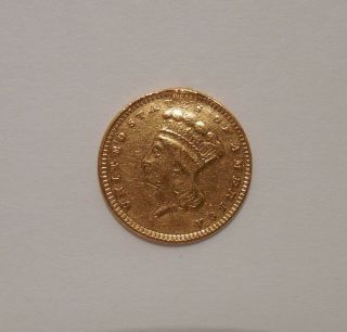 1874 - Liberty Head Gold Dollar - $1 - Type 3 - U.  S.  Gold Piece - U.  S.  Gold Coin 6