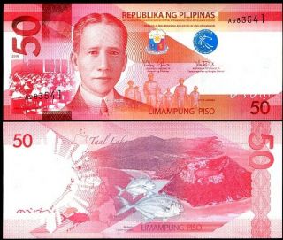 Philippines 50 Piso Peso 2010 P 207 Unc