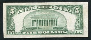 1934 - C $5 FIVE DOLLARS FRN FEDERAL RESERVE NOTE YORK,  NY VERY FINE, 2