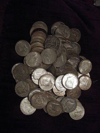 Full Dates Roll Of 20 $10 Face Value 90 Silver Half Dollars Benjis Walkers Jfks