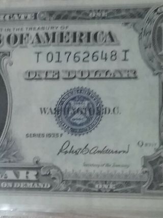 5 Of One Dollar 1935 Silver Certificates Good Shape