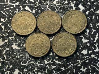 1939 Brazil 500 Reis (5 Available) Circulated (1 Coin Only) 3