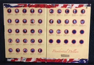 U.  S.  Presidential Dollars - Wall Hanger - 2007 - 2015 Date Set Great Gift