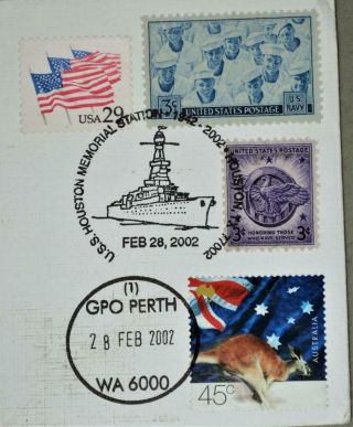 Australia 2002 5 Dollars in Postal Cover - Battle of Sundra Strait Commemorative 3