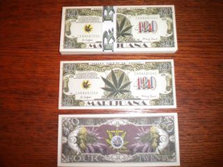 Medical Marijuana 420 Dollar Bills 100 Bundle 5