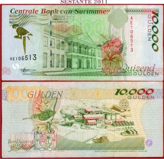 (com) Suriname - 10000 Gulden 5.  10.  1997 - P 144 - Vf