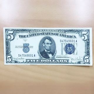 Usa United States 5 Dollars 1934 Xf