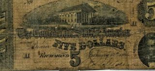 $5 " Confederate " 1800 