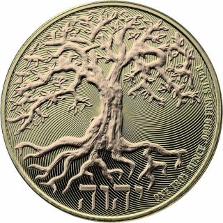 Niue 2018 $2 Tree Of Life Gold 1 Oz Silver Ennobling Coin