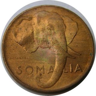 Elf Somalia 1 Centesimo 1950 Elephant