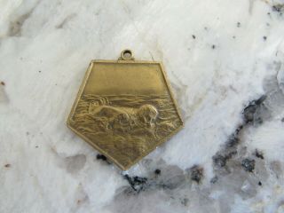 Vintage Swimming Sport Medal Award Pin Gold Metal 1927 Boys 220 Yds. 3