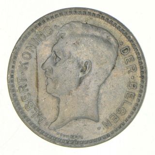 Silver - World Coin - 1934 Belgium 20 Francs - 11g - World Silver Coin 607