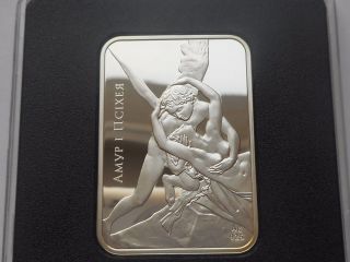 Belarus Weißrussland 20 Rubles 2010 Cupid And Psyche Statue Silver