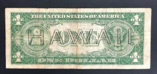 1935 A $1 Hawaii Note 2
