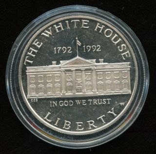 1992 - W White House 200th Anniversary Silver Proof Dollar