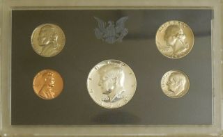 1968 - S 5 Coin Proof Set Some Coins Light Cameo 40 Silver Half
