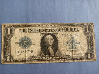 1923 $1 Horse Blanket Silver Certificate Large Bill