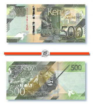 Kenya 500 Shillings 2019 Unc Pick