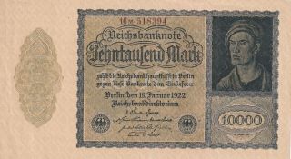 Germany,  10000 Mark 1922 (b24)