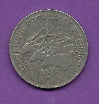 Congo Republic - 100 Francs - 1983 (a) - Nickel - Km 2