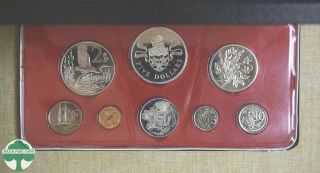 1973 Cayman Islands 8 - Coin Proof Set - Royal Canadian - No Papers