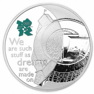 Great Britain Uk £5 2009 Silver Proof We Are Such Stuff As Dreams - Globe Theater