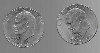 Dwight Eisenhower 1976 Bicentennial Silver Dollars