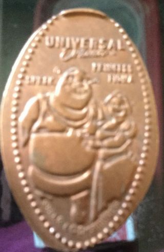 Shrek & Princess Fiona Universal Pressed Elongated Copper  A763