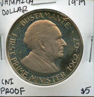 1979 Proof Jamaica $1 Dollar Coin Fc786