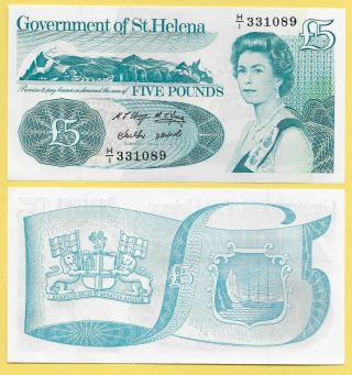 St Helena 5 Pounds P - 11 1998 Unc Banknote