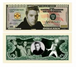 (100) Elvis Presley Million Dollar Bill