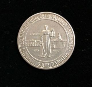 1936 50c Columbia South Carolina Silver Commemorative Half Dollar Coin