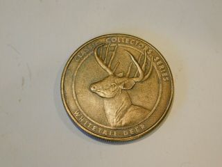 NRA Of America Classic Collector Series Mule Whitetail Deer Brass Coin 2