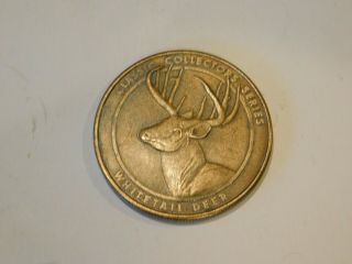 NRA Of America Classic Collector Series Mule Whitetail Deer Brass Coin 3