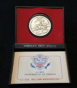 Lt.  Col.  William Washington Medal In In